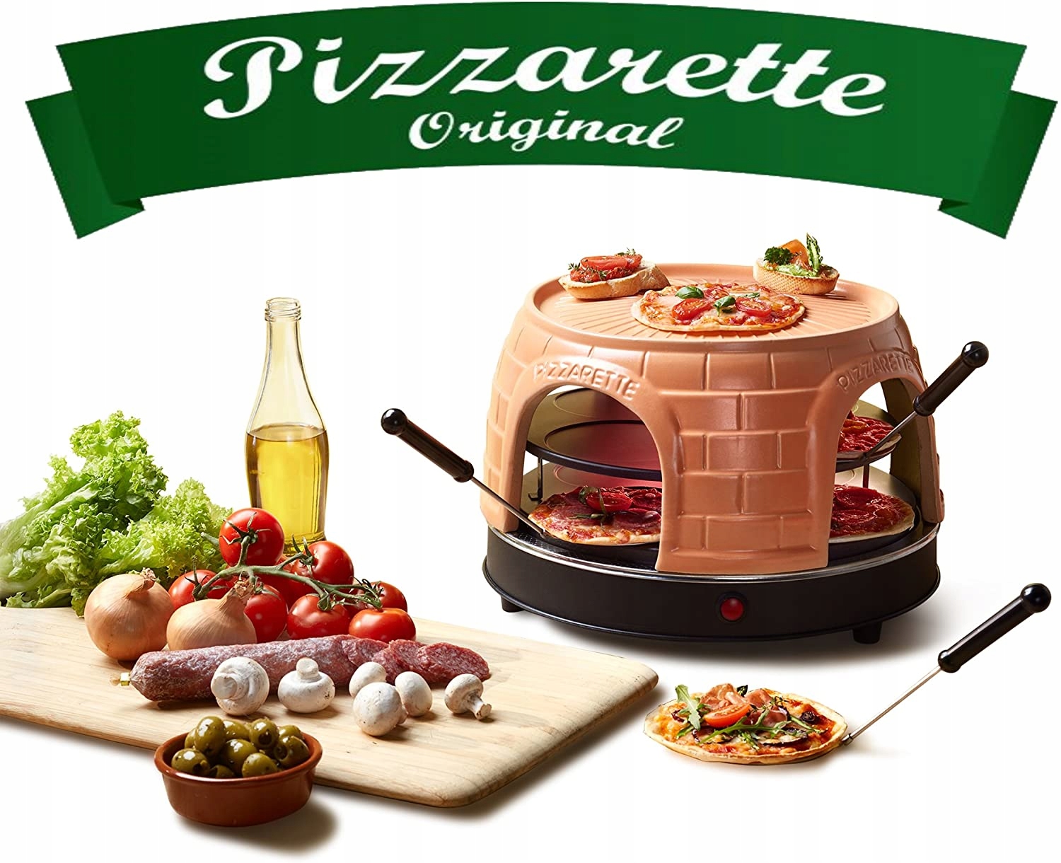 Rúra na pizzu Emerio Pizzarette 2 ÚROVNE 1500W