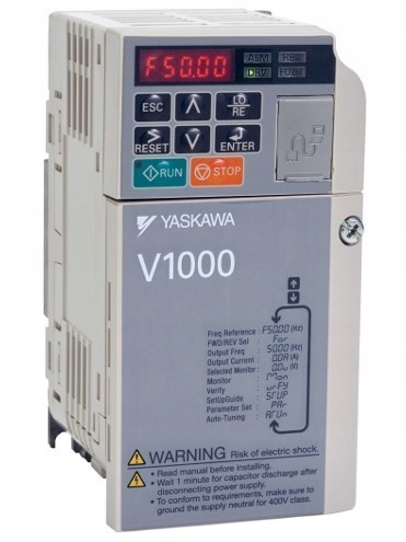 INVERTER YASKAWA V1000, 3KW, 1X230V, 12A