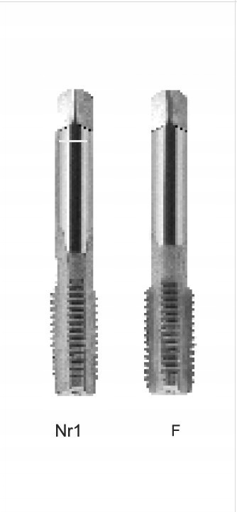 FANAR Ručný závitník G 2 "DIN-5157 HSS