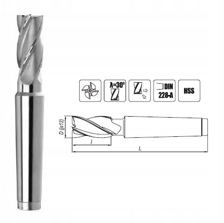 FENY Fréza NFPC 25mm MK3 Z-6 DIN 845-BKN HSS
