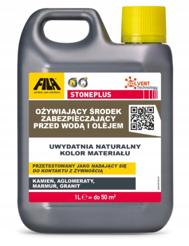Impregnácia FILA STONEPLUS 1L oživí farbu kameňa