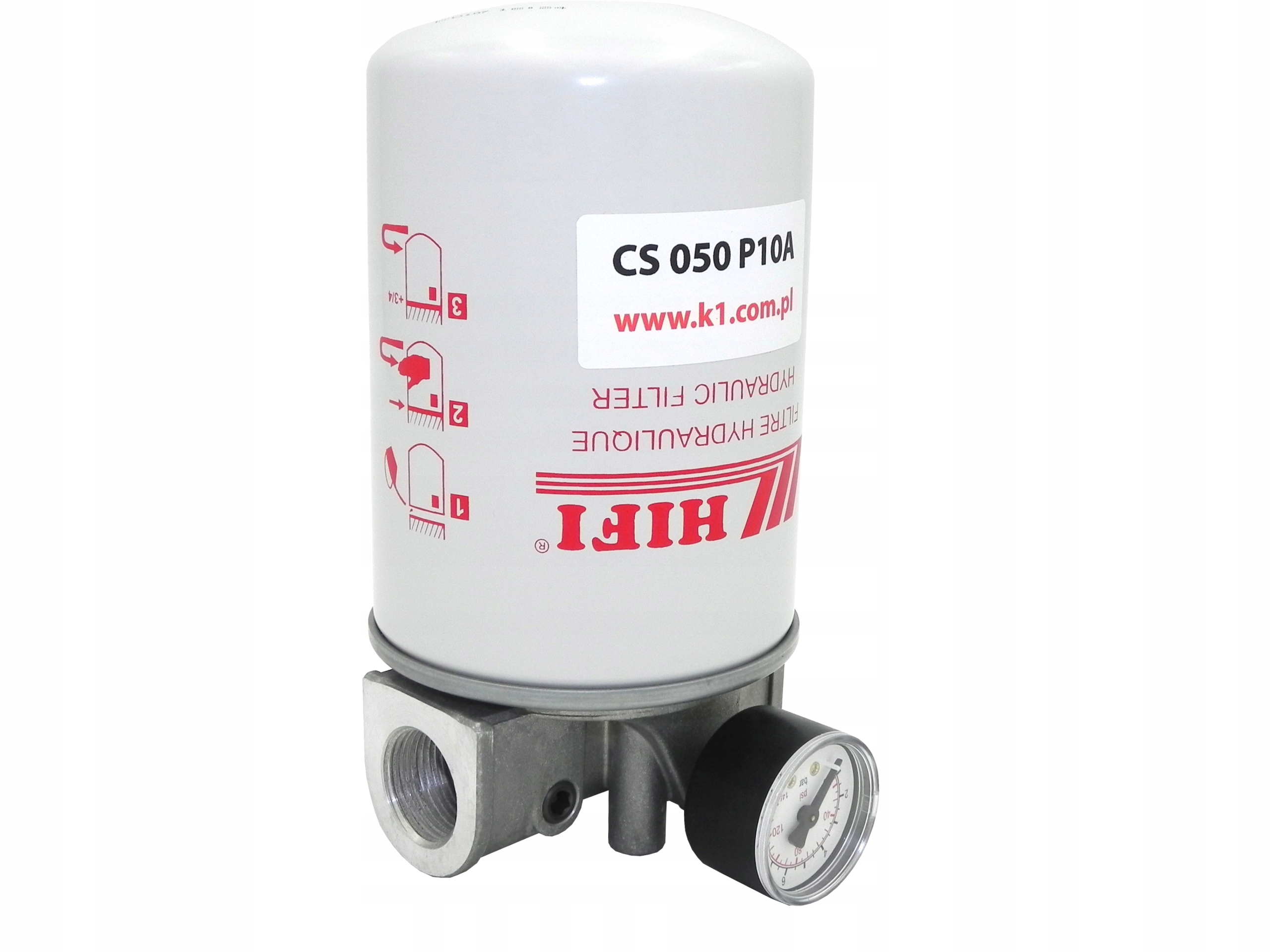 HYDR. FILTER LINEÁRNY VRÁTENIE 3/4 "CS 050 P10A