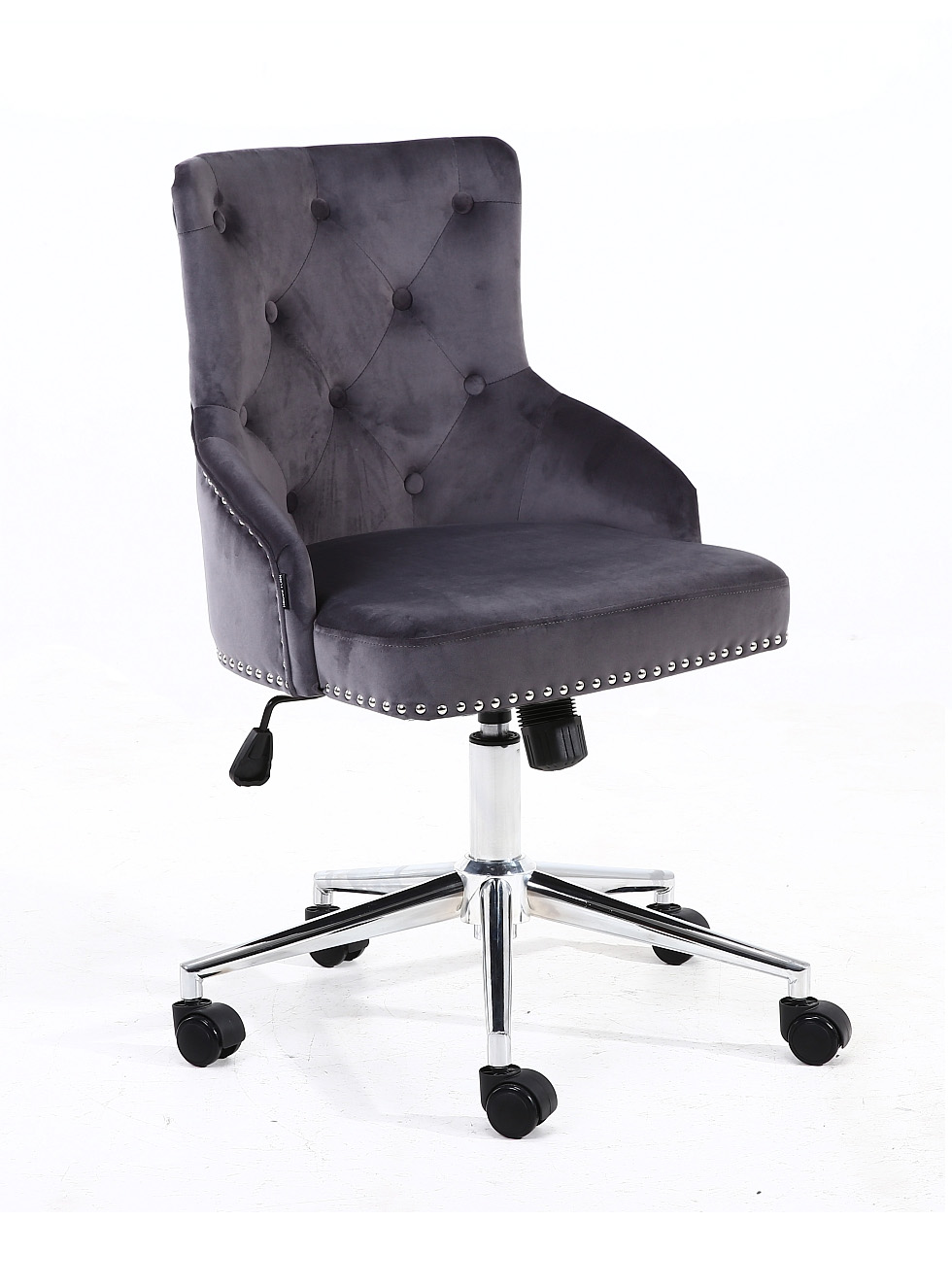 ARMCHAIR HR654 GRAPHITE VELINE