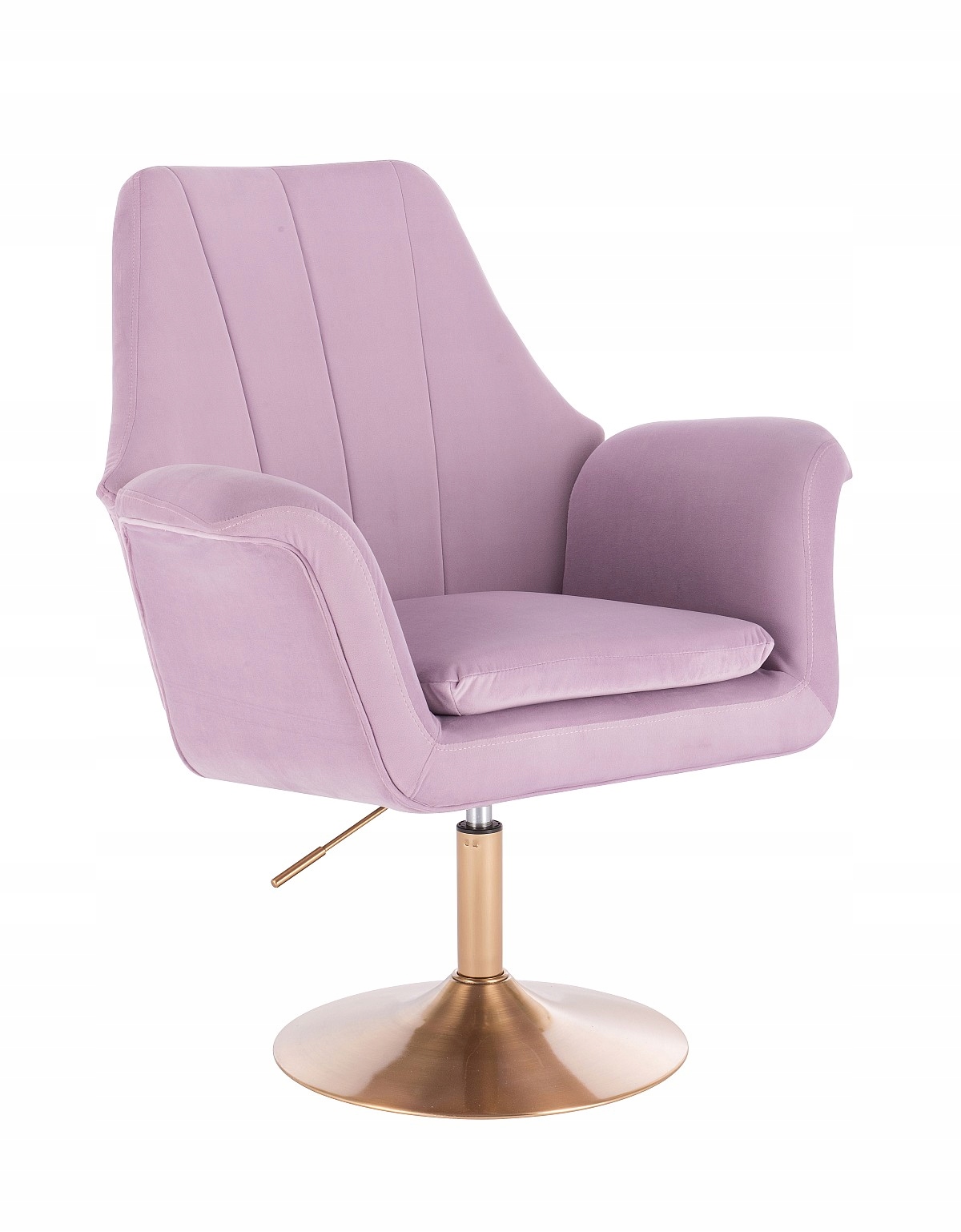 ARMCHAIR HR660 HEATHER VELINE ZLATÝ ZÁKLAD