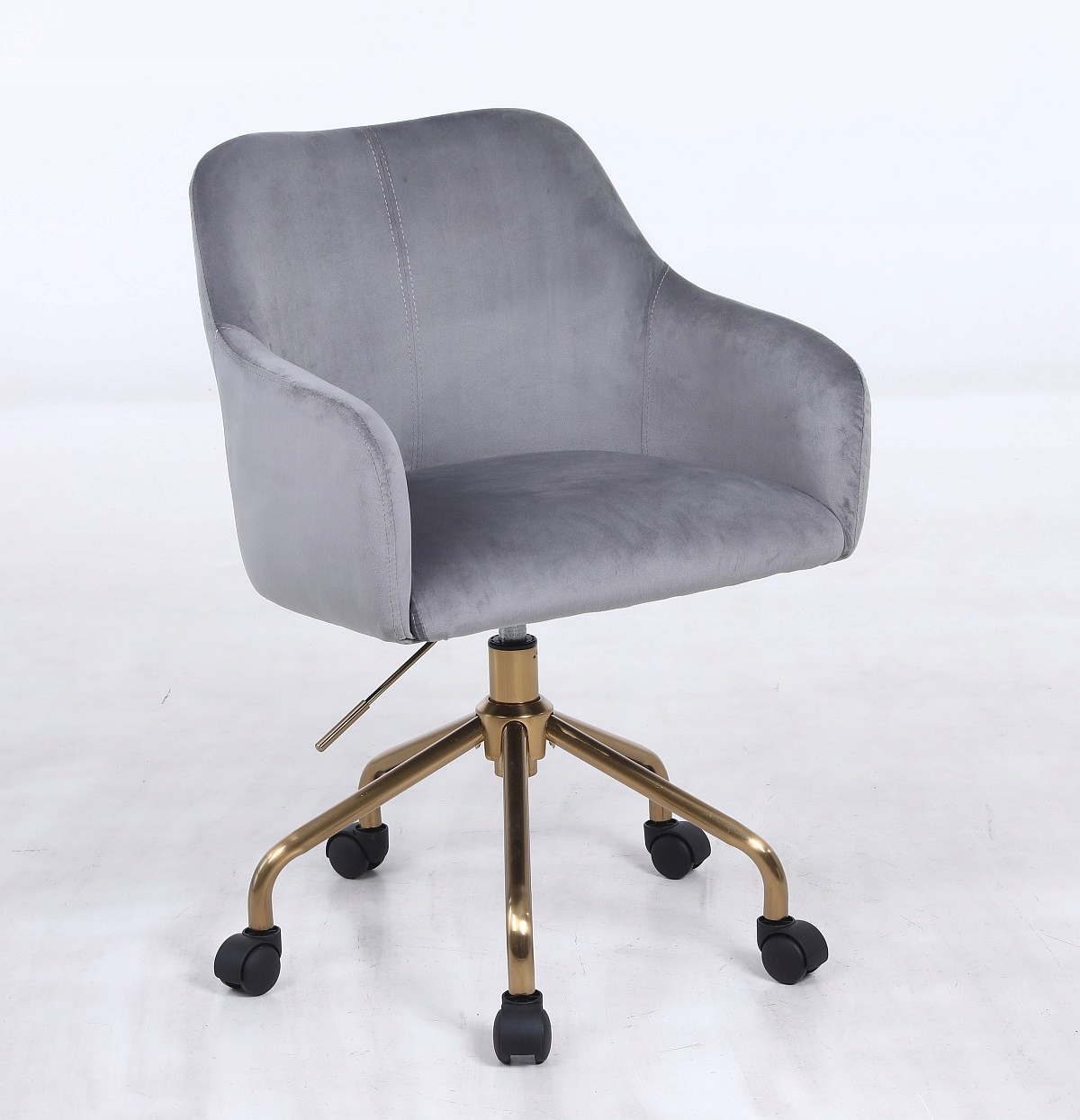 ARMCHAIR HR698 ZLATÁ OCELOVÁ Zamatová
