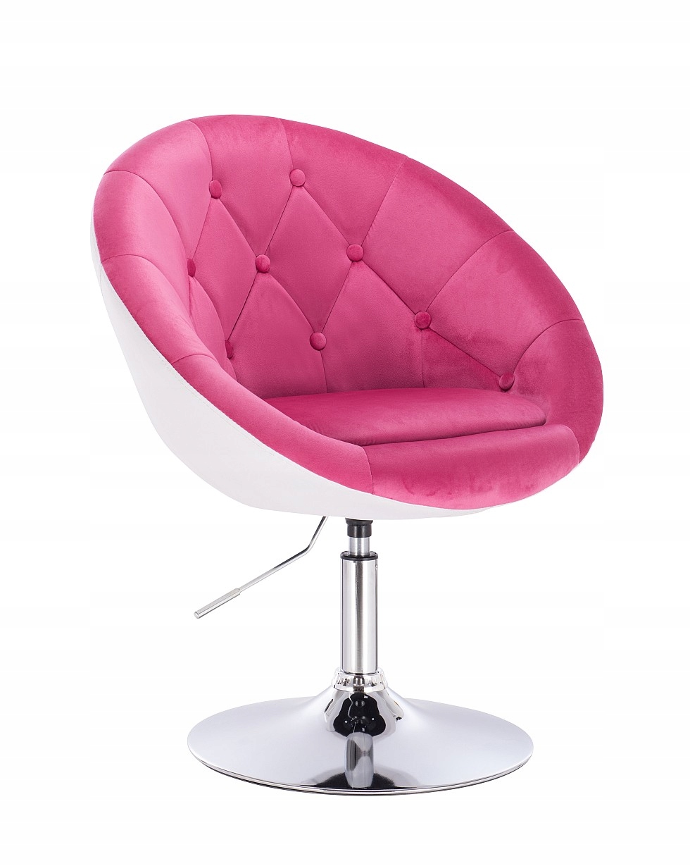ARMCHAIR HR8516 RASPBERRY-WHITE