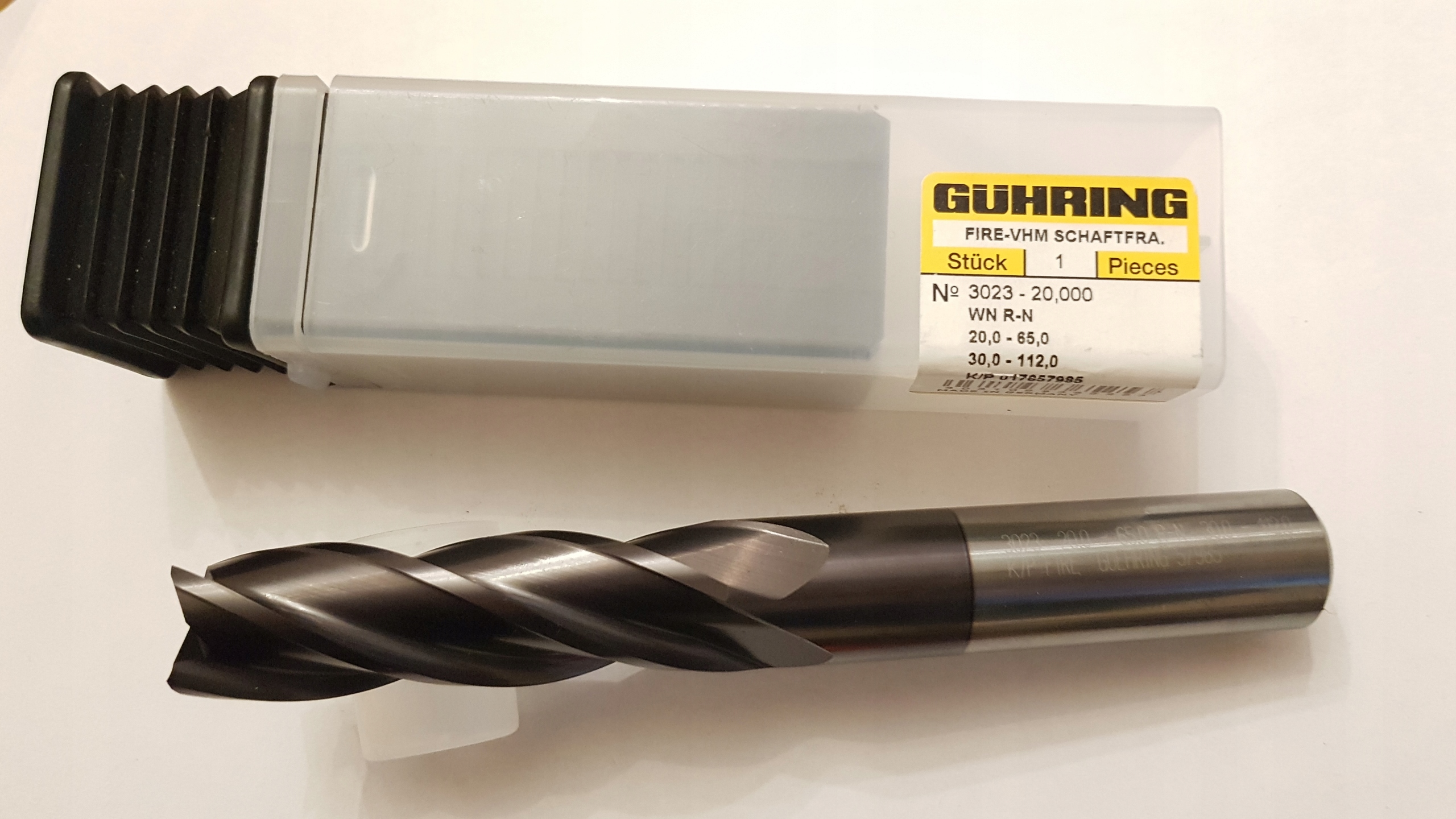 CARBON BIT FI 20 GUHRING L = 150 mm. A ďalšie (frézy)
