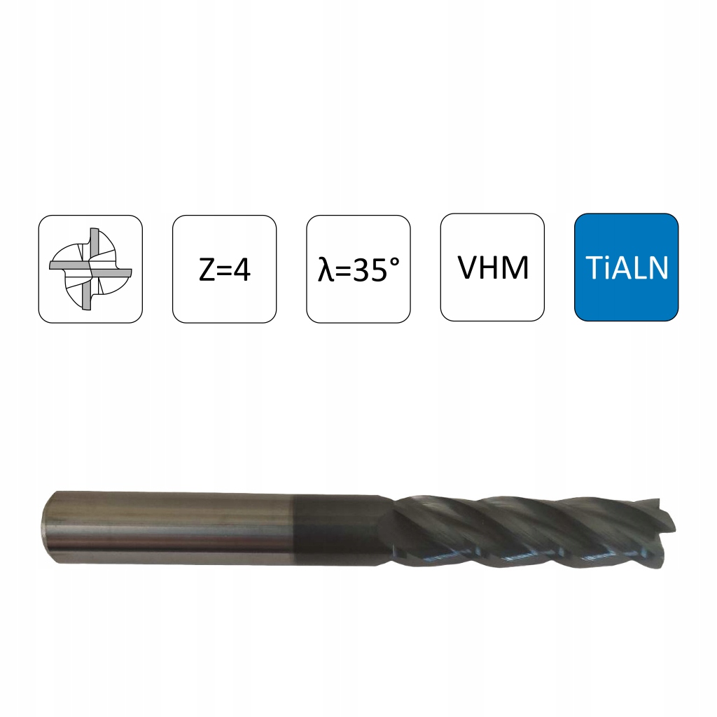 Karbidová fréza R500 FI 6x40x200 Z4 50HRC