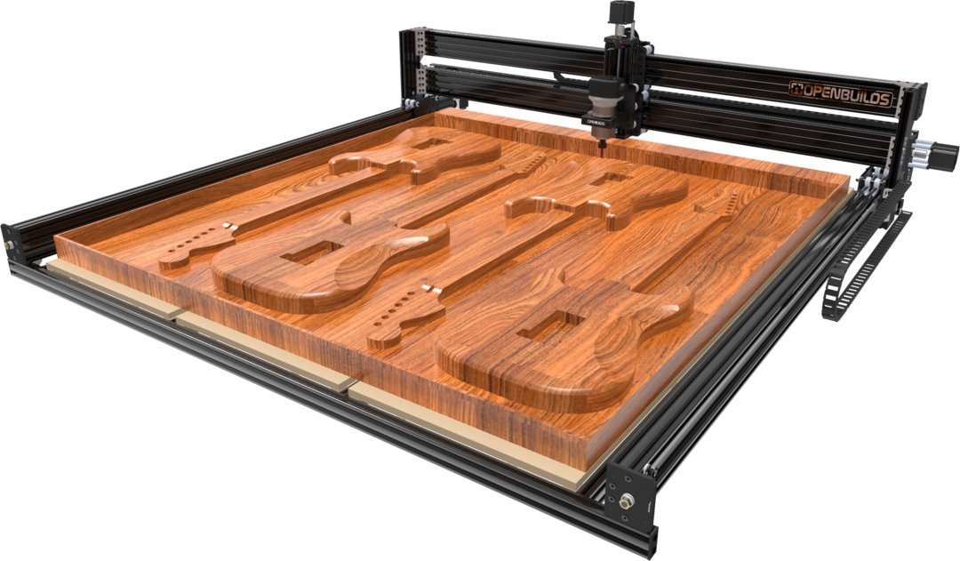 CNC VEDENIE 1500x1500mm FRÉZOVACÍ STROJ OpenBuilds pripravený