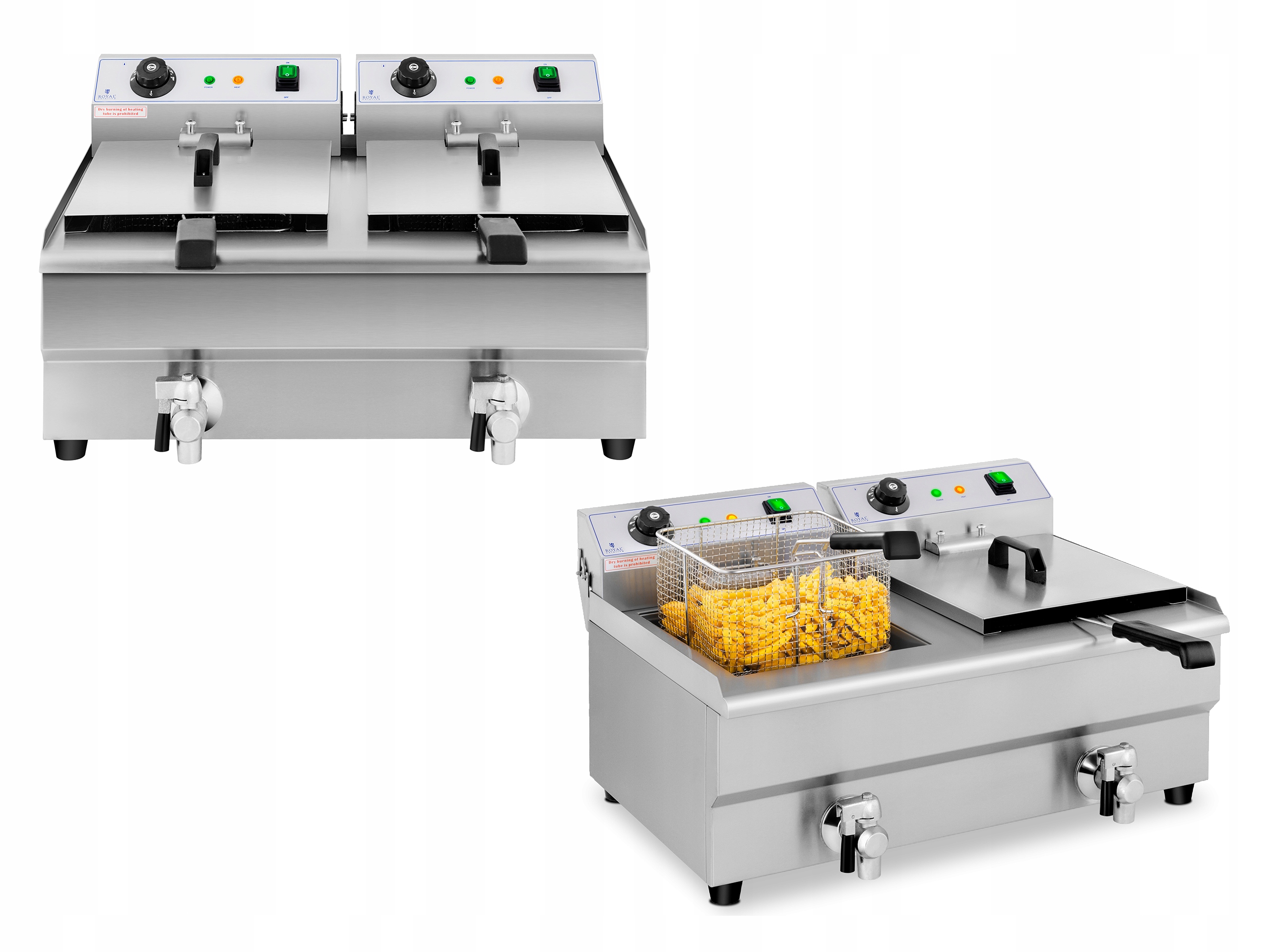 FRYER - 2 x 13 LITROV - 2 x 3200 W