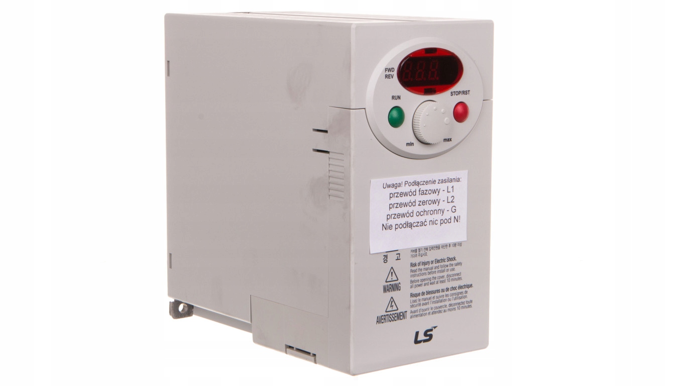 Jednofázový invertor 230V 0,4kW 2,5A SV004iC5-1F