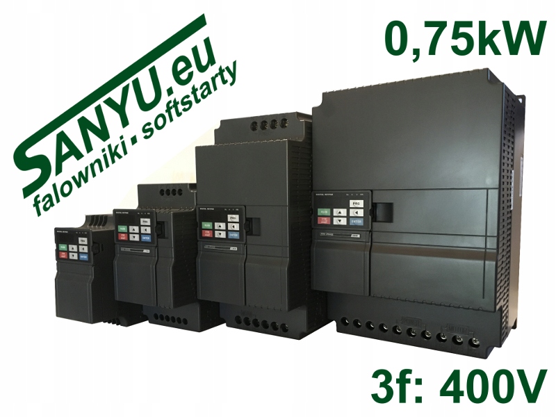 Invertor SANYU SX2400-0R75G (3x400V, 0,75kW)
