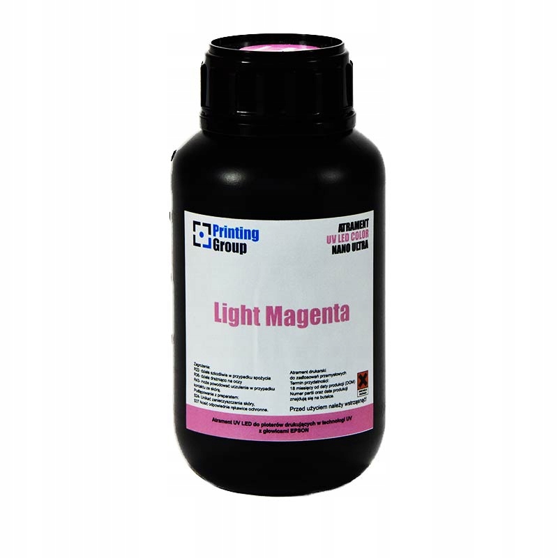 ELASTYCZNY UV farba pre plotre LIGHT MAGENTA