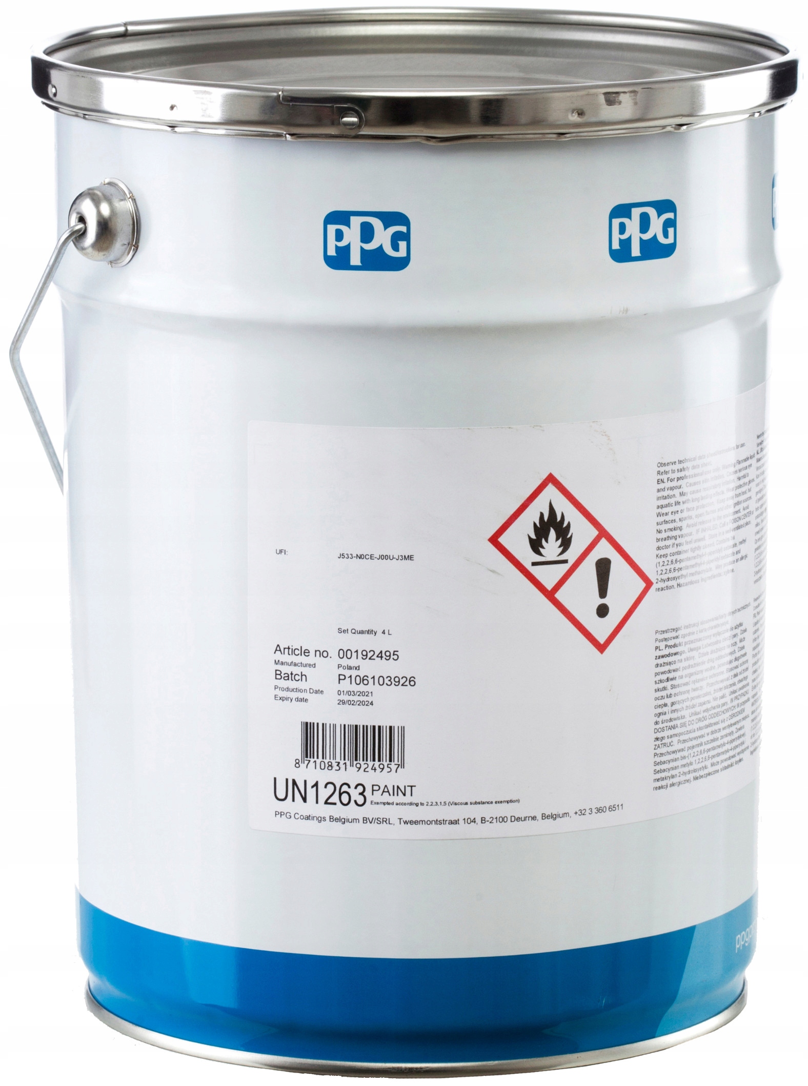 Sigma Coatings námorná farba 5 l šedá