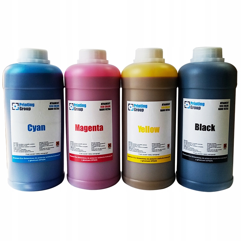 EKO SOLWENT CELÝ CMYK farby 4 litre