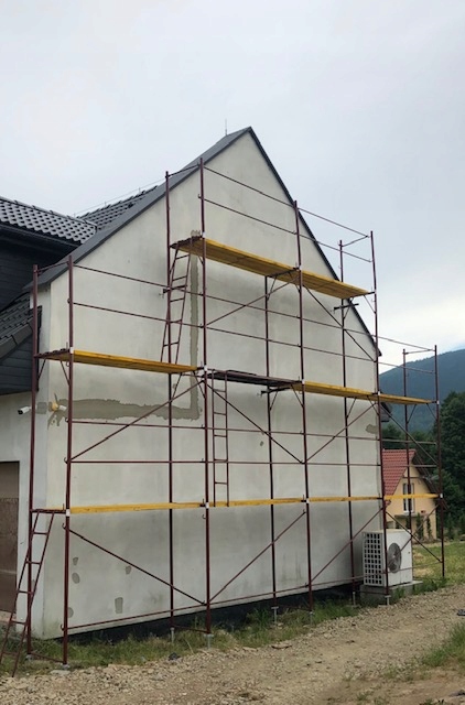 Fasádne lešenie, fasádne lešenie, 250 m2