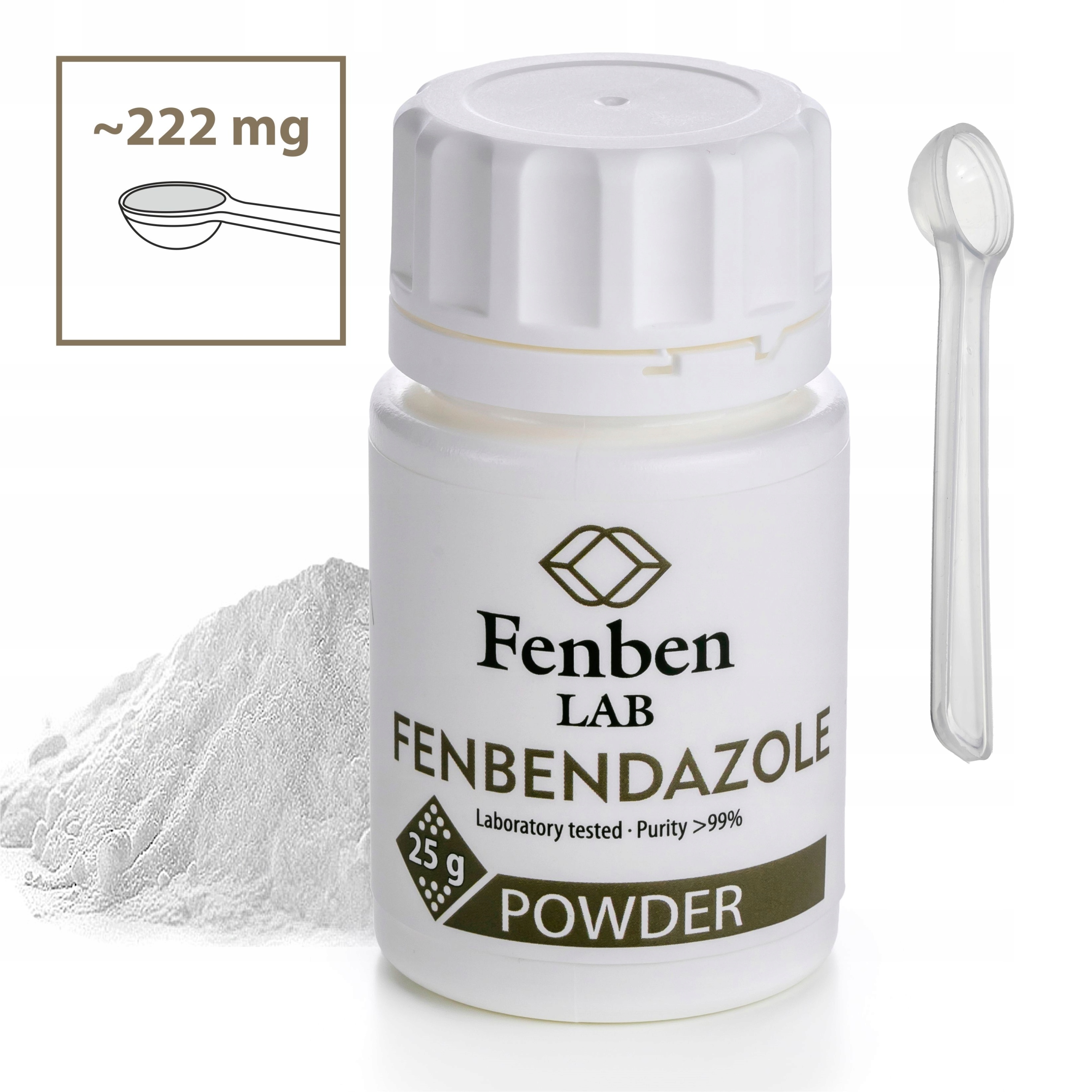 Fenbendazol 25g Powder, Vol. >99,9 % Fenben Lab