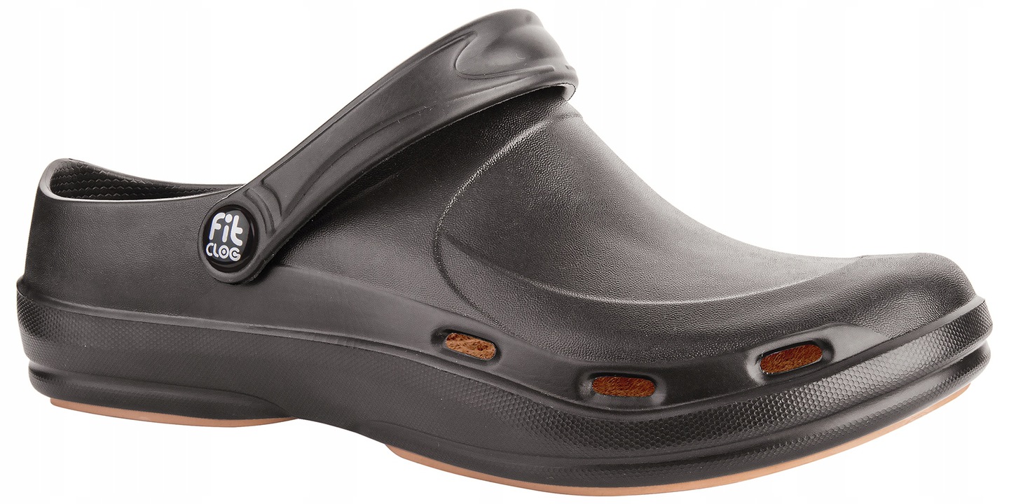 Flip-flopy FitClog čierne 40