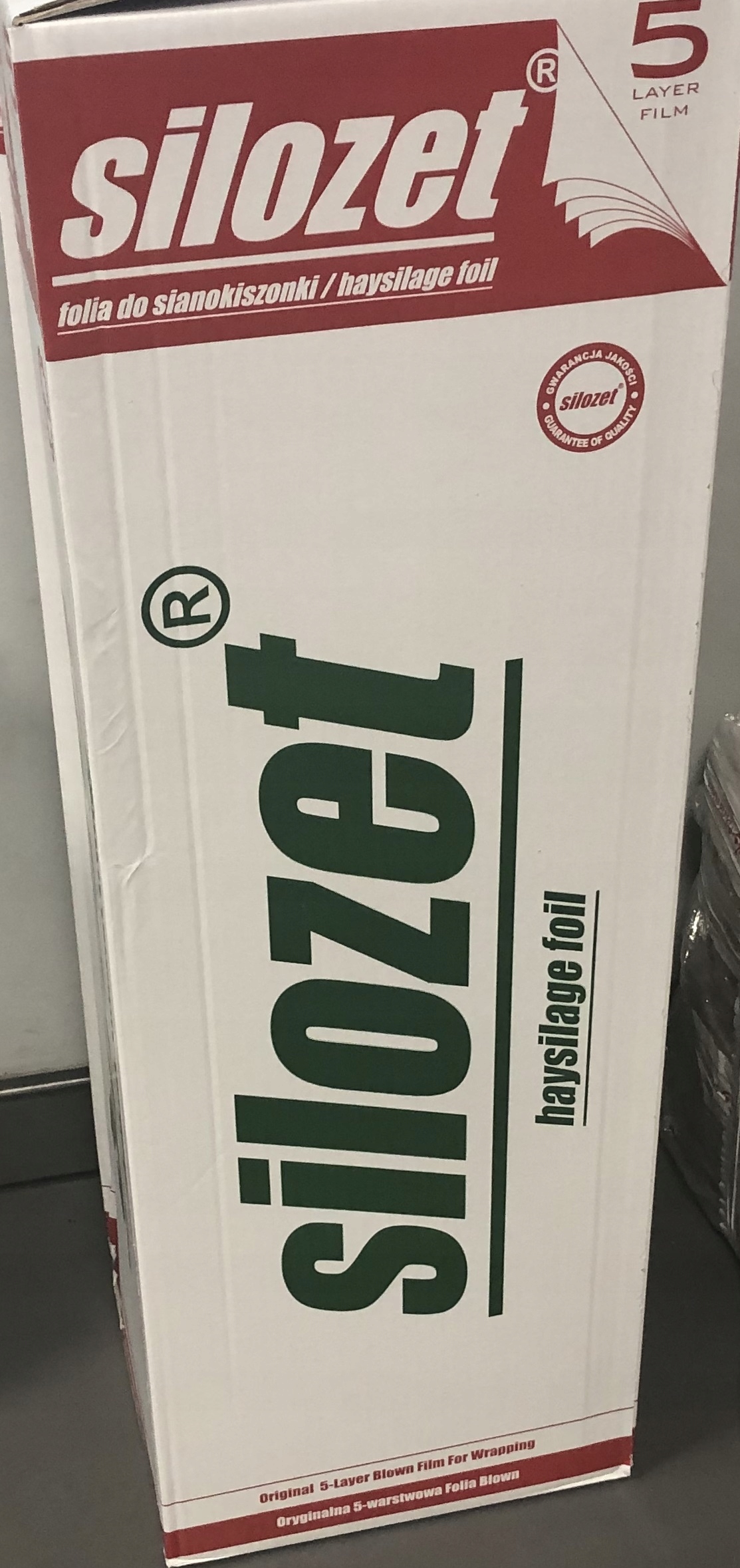 Silážna fólia SILOZET BIELA 500 mm, 5 vrstiev