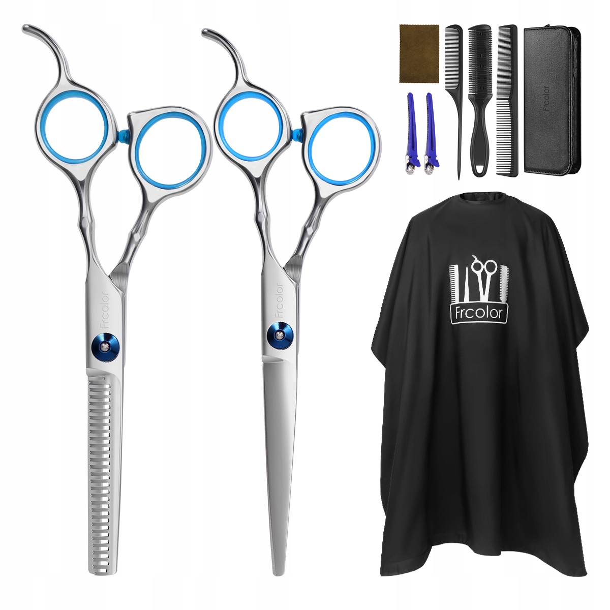 Frcolor 10PCS Haircut Tools Nožnice na hrebeň s klipom Hai