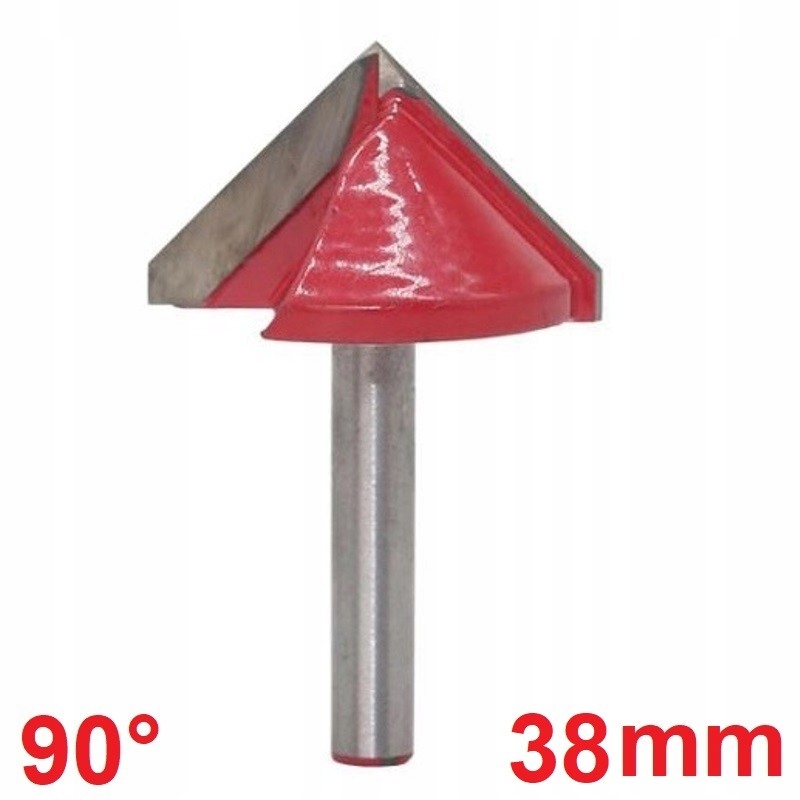 Rezačka z tvrdokovu 3D rezná stopka 38 mm, 120 stupňov, 8 mm