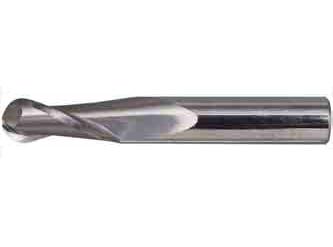 Tvrdokovová cnc fréza pr. 4mm guľová guľa s dvoma čepeľami