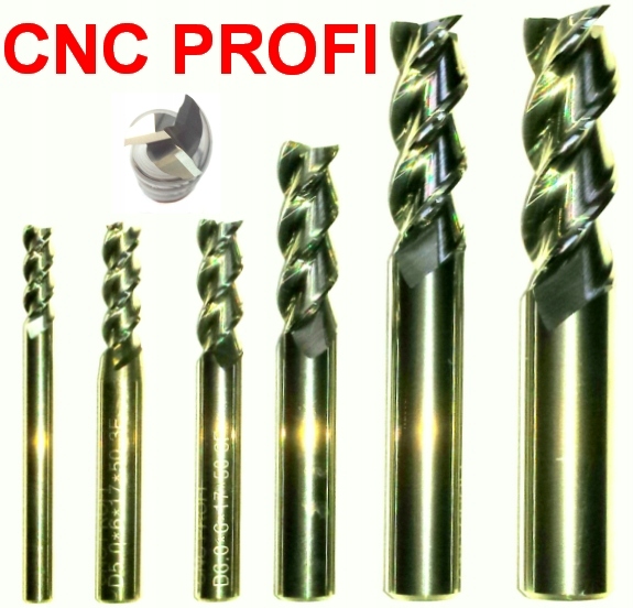 Karbidová fréza s priemerom 10x30 mm 3P CNC na hliník