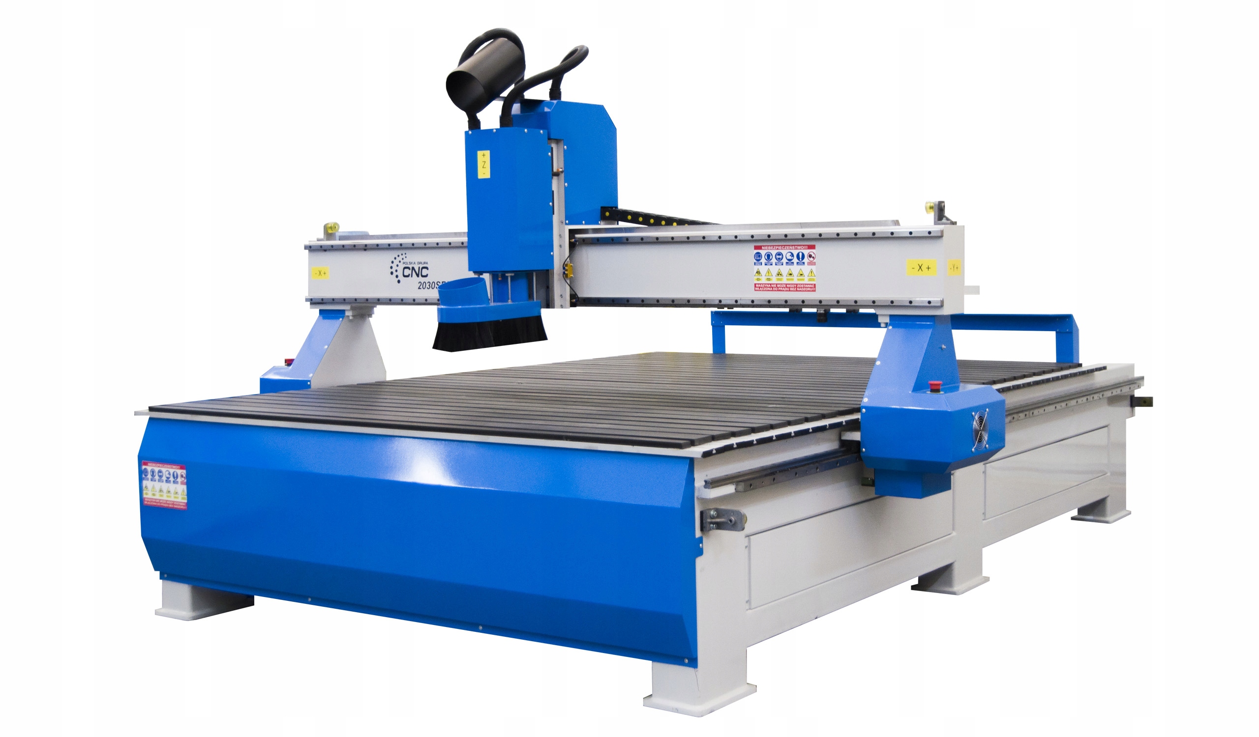 CNC frézka s rozmermi 210 x 310 cm. Frézovací ploter