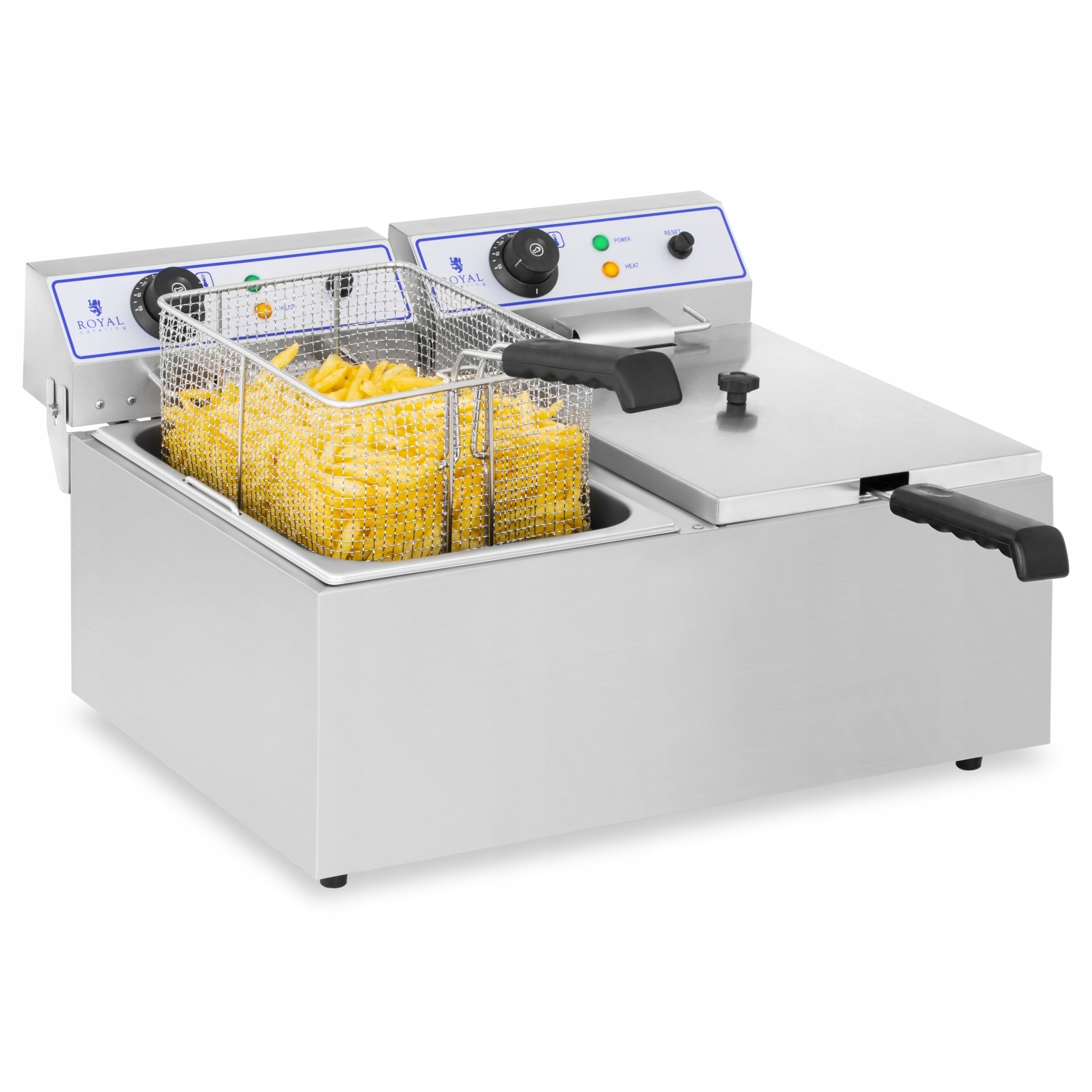Fritéza 2 x 17 litrov ROYAL CATERING RCEF 15D