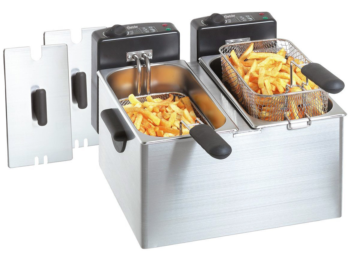 Fritéza 2x 4 l. L litre Bartscher double 8