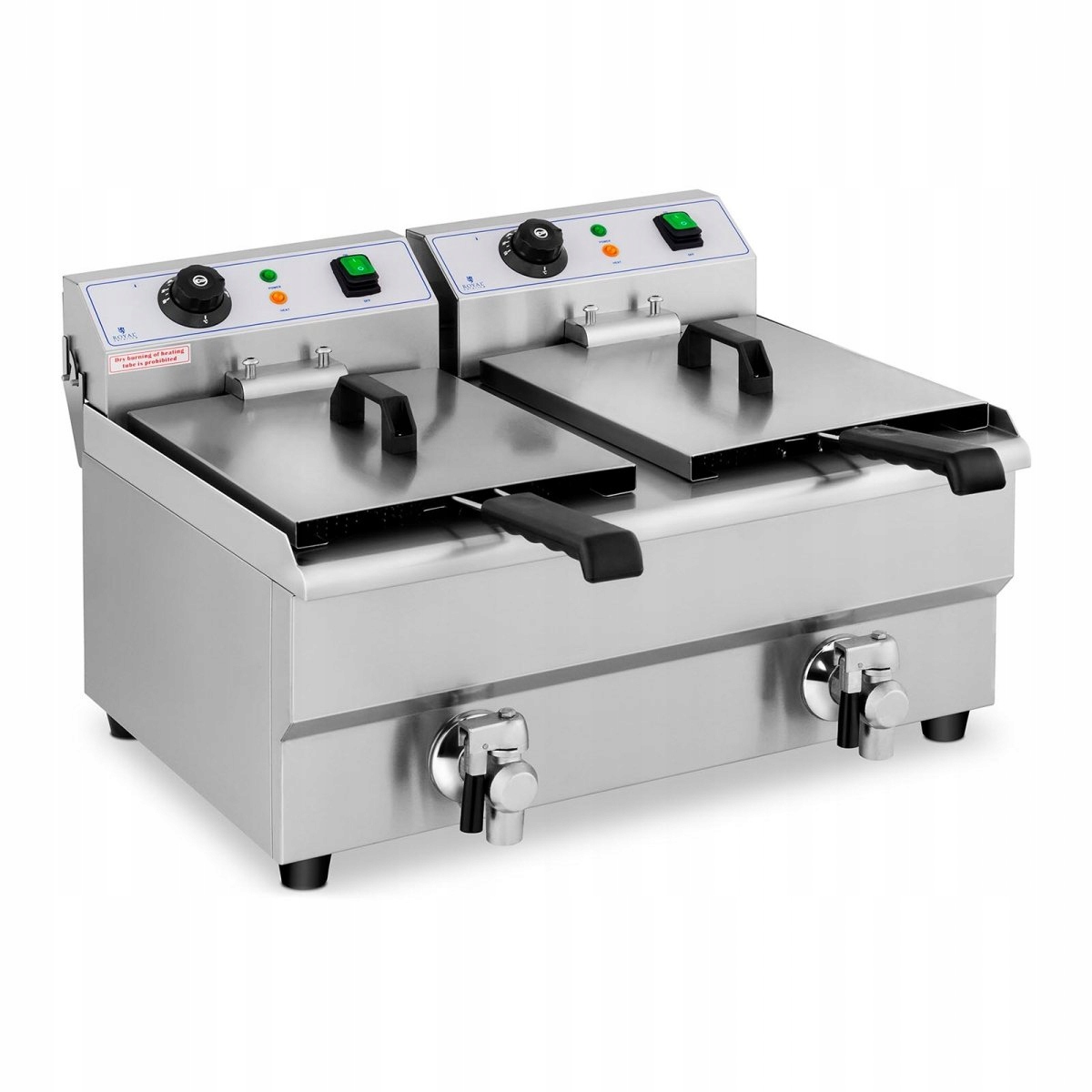 Fritéza RCEF 10DB - 2 x 10 L - 2 x 3000 W ROYAL