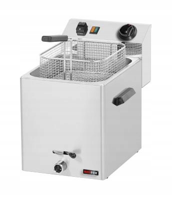 Elektrická fritéza REDFOX FE-07V 8 l s kohútikom,