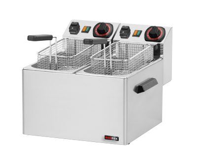 Elektrická fritéza, kapacita 5 + 5 l