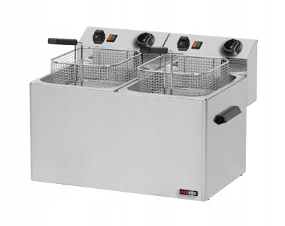 Elektrická fritéza, kapacita 8 l + 8 l