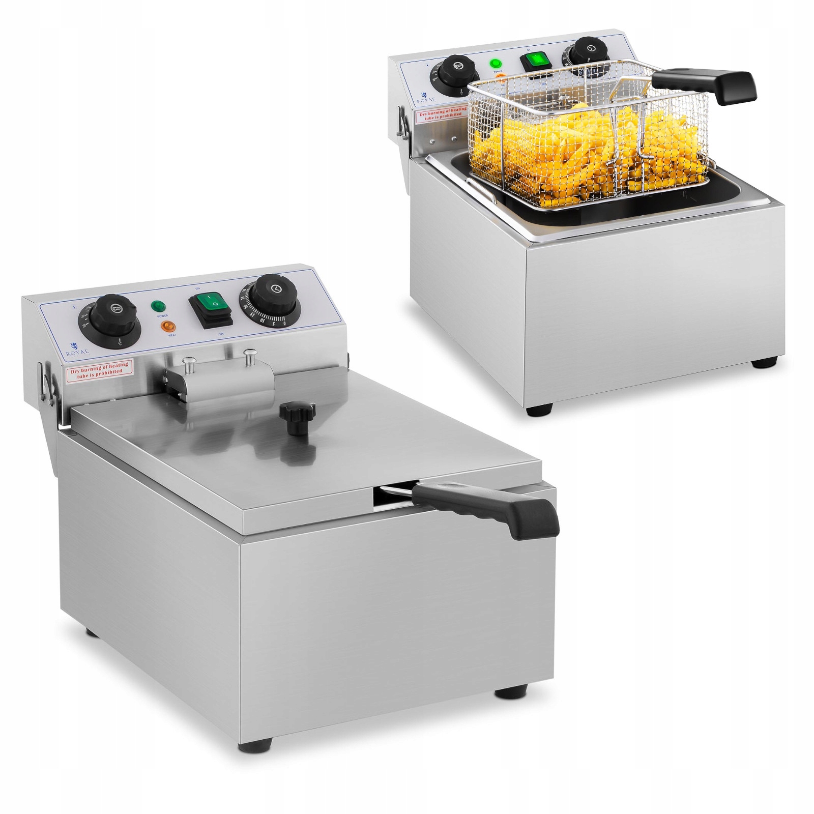 Fritéza TIMER 230V ROYAL CATERIN