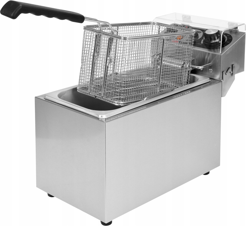 Fritéza s objemom 8 litrov, 2 kW, 10 5