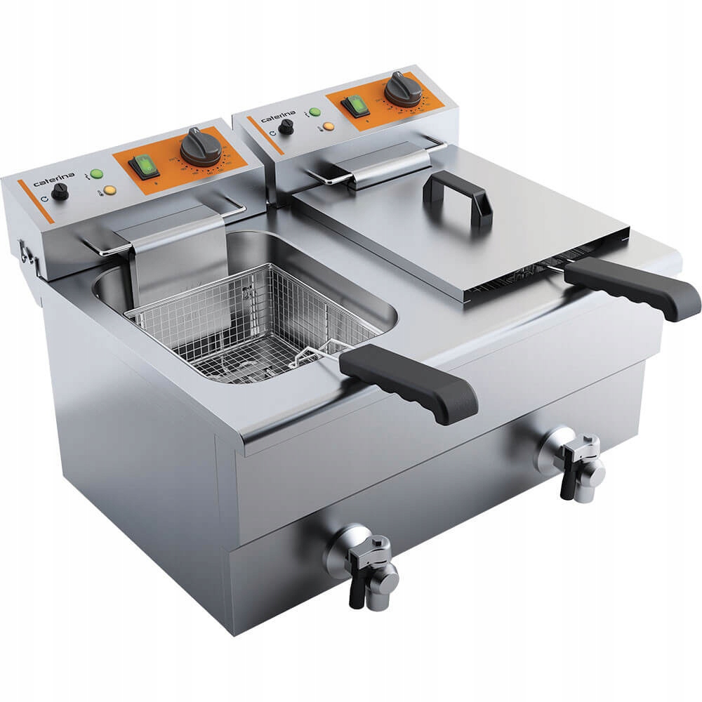 Fritéza CATERINA 2x8l s kohútikom