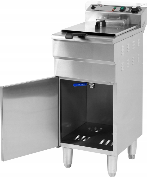 Fritéza so skriňou na 11,5 l. Chladná zóna