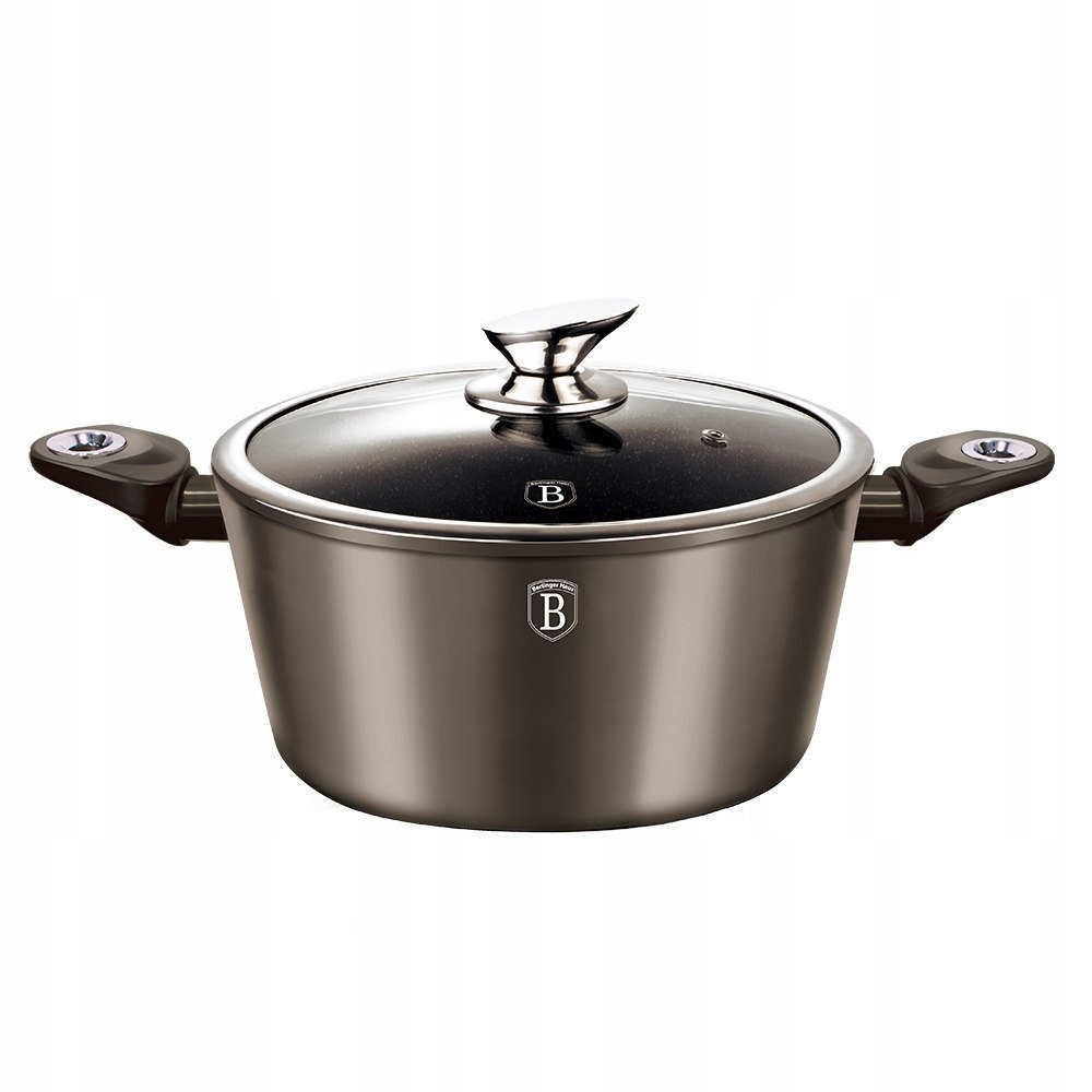 ŽLANOVÝ HRNEC 20cm BERLINGER HAUS CARBON METALL