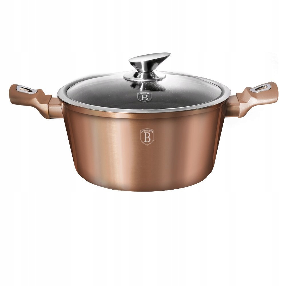 GRANITOVÝ HRNEC 24cm BERLINGER HAUS ROSE GOLD BH-