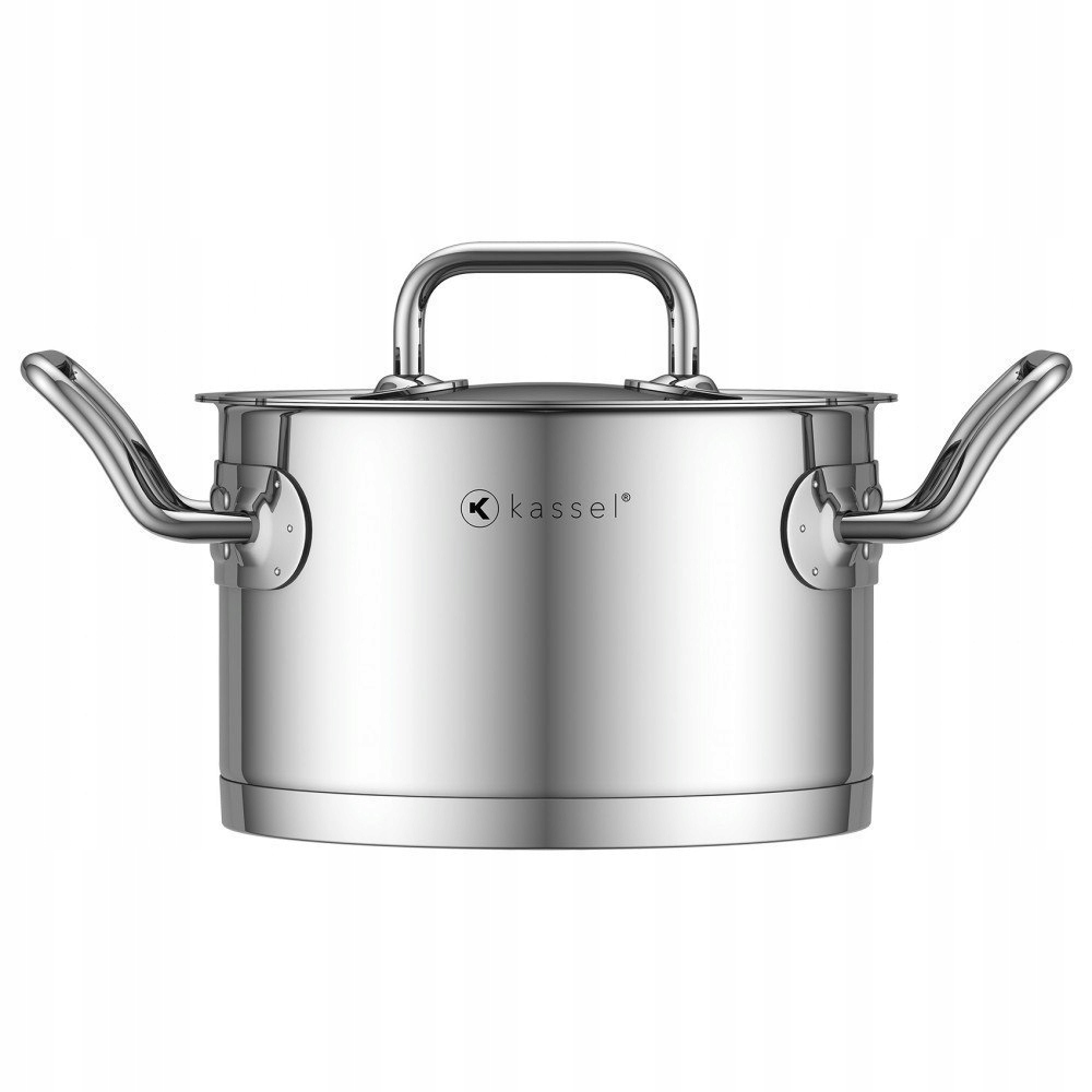 OCELOVÁ KASEROLA 2,7 L KASSEL PRO CHEF 93034