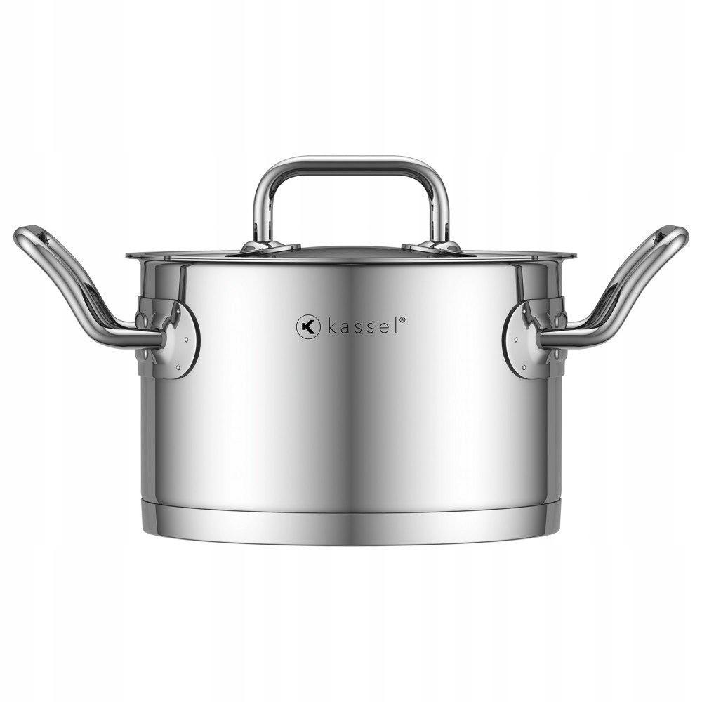 2L OCELOVÁ KASEROLA KASSEL PRO CHEF 93033