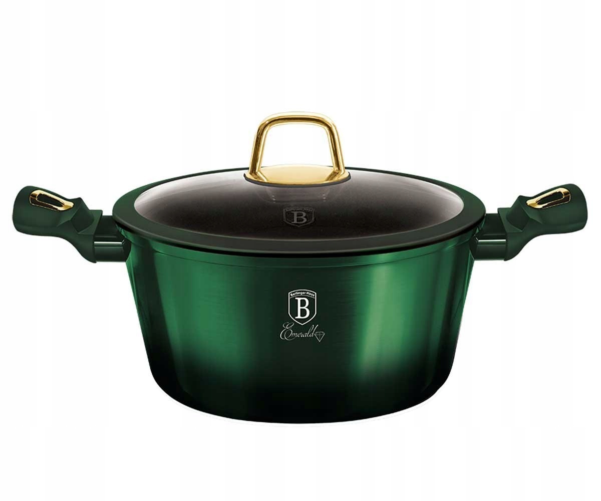 Hrniec TITANIUM BERLINGER HAUS 24 cm BH-6058 EMERÁLNY