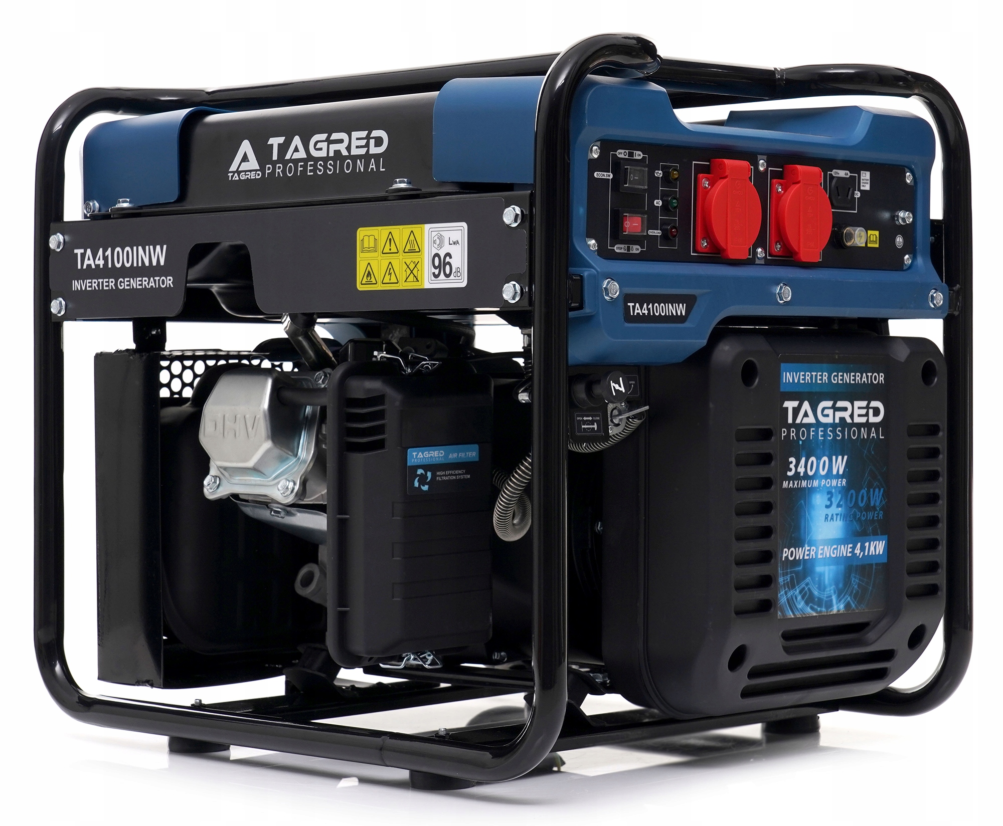 Prenosný jednofázový benzínový generátor Tagred 4100 W