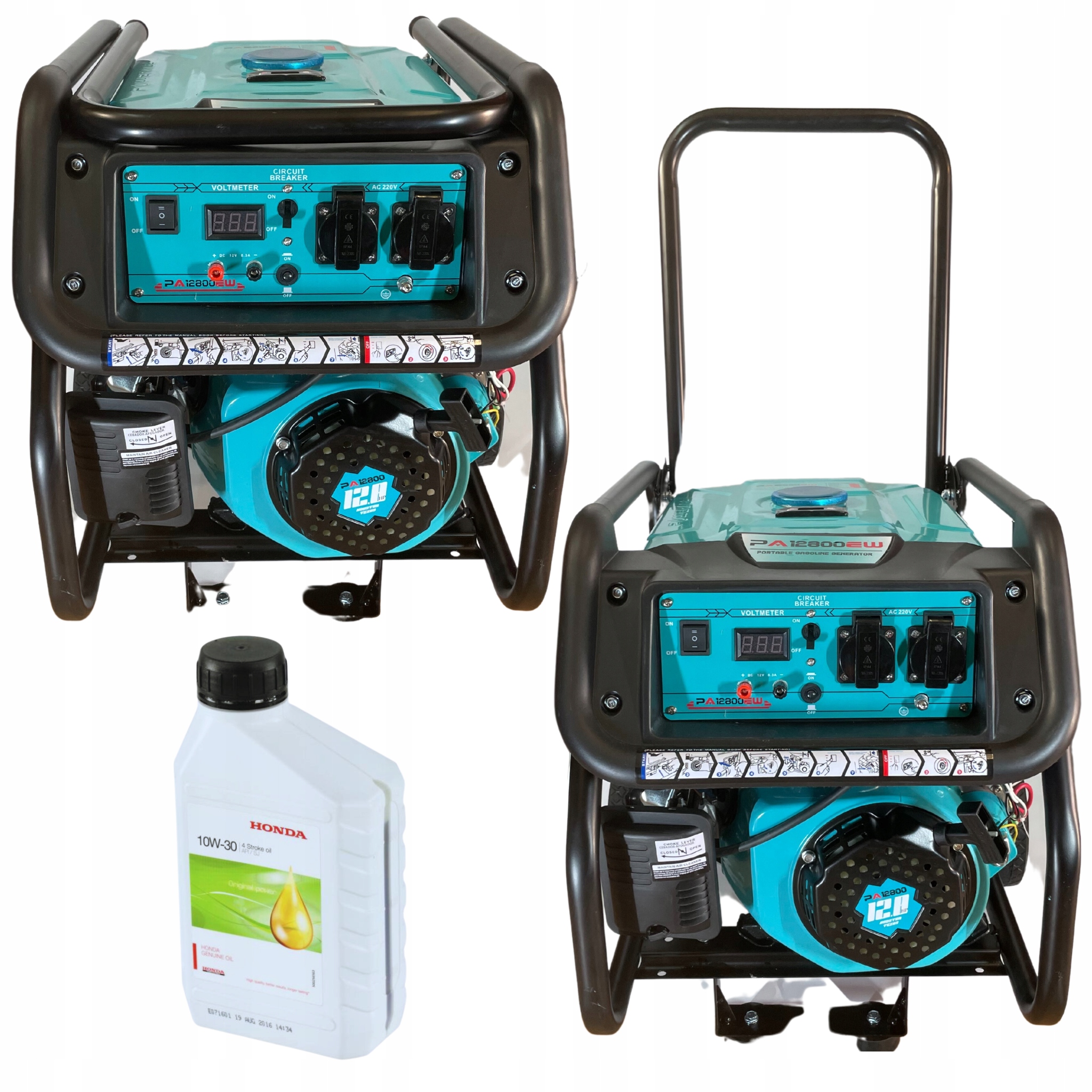 Prenosný jednofázový benzínový generátor PowerAge 5000 W