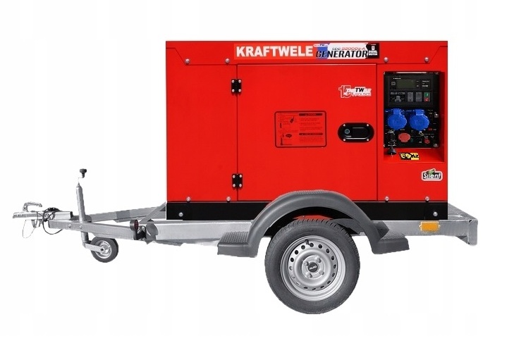 Prenosný jednofázový generátor KraftTWele 14400 W naftový olej