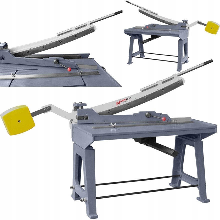 HYDRAULICKÉ RUČNÉ GILOTÍNOVÉ PLECHOVÉ nožnice na šable LASER METCOR KHS-1250