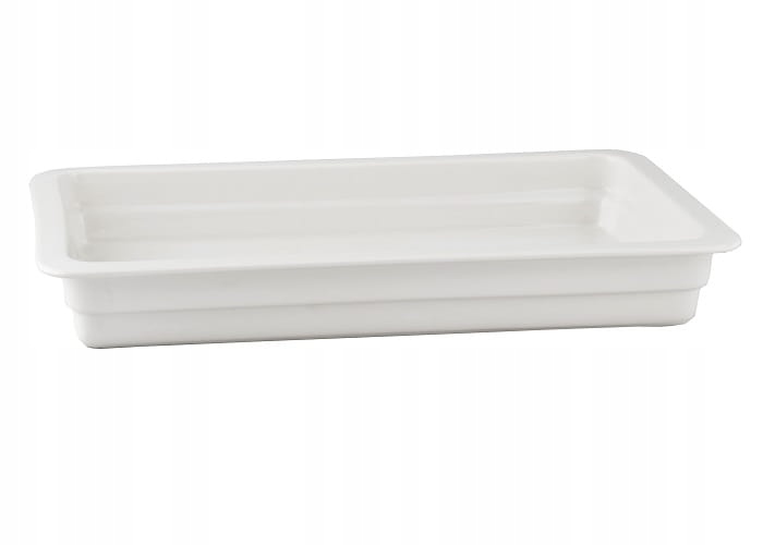 GN 2/4 porcelán biely, výška 65 mm, balenie po 2 RAK