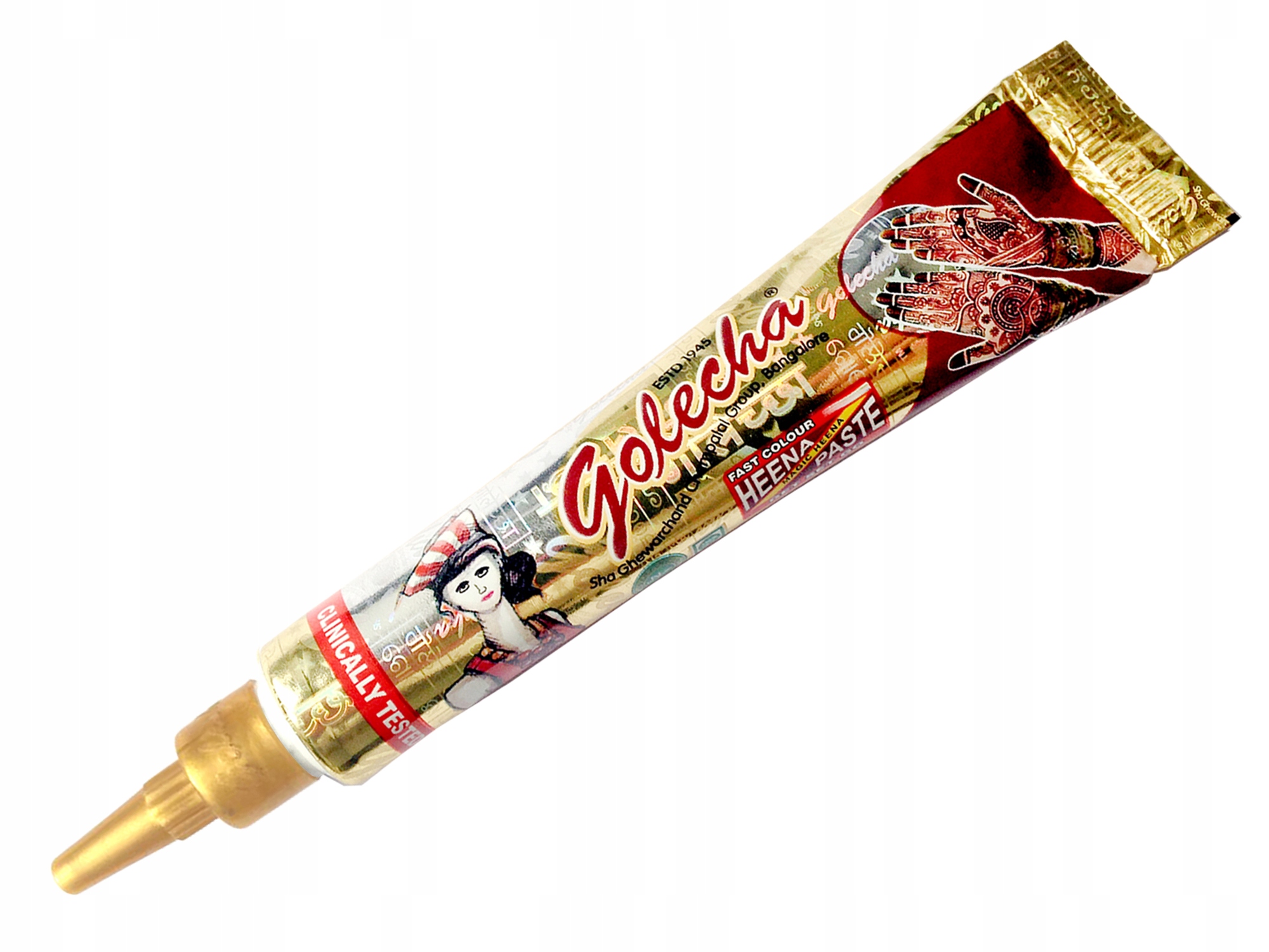 GOLECHA BROWN Henna pre TATTOO v tube 10 ks