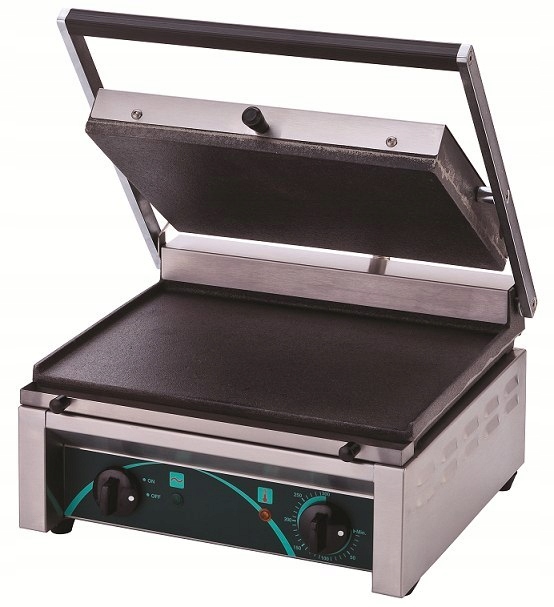 ELEKTRICKÝ KONTAKTNÝ GRIL PANINI HLADKÝ